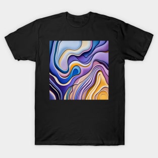 Abstract fluid art T-Shirt